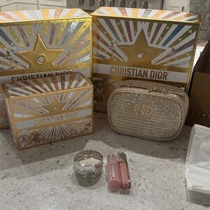 Christian Dior Gift Set with Gold and Pink Accents